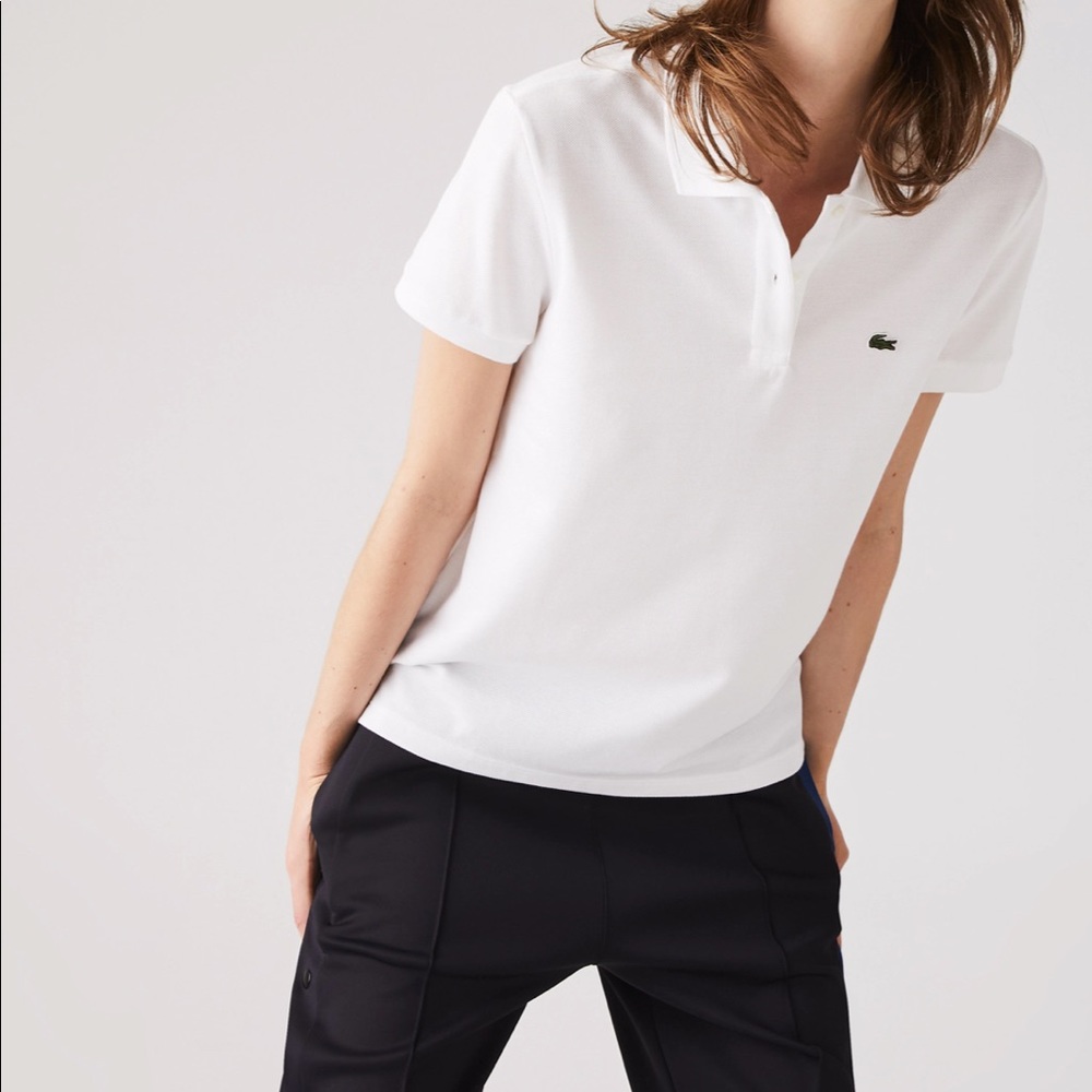 S White Lacoste Women’s Collared Shirt